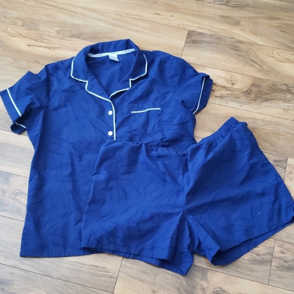 Liz Claiborne Other - Button-up shirt with matching shorts pajama set Liz Claiborne Other - Button-up shirt with matching shorts pajama set